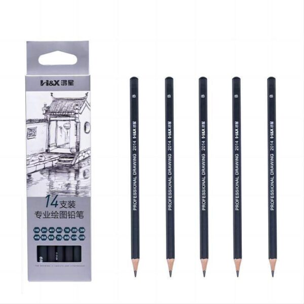 H&X Graphite Pencils 14pcs Set