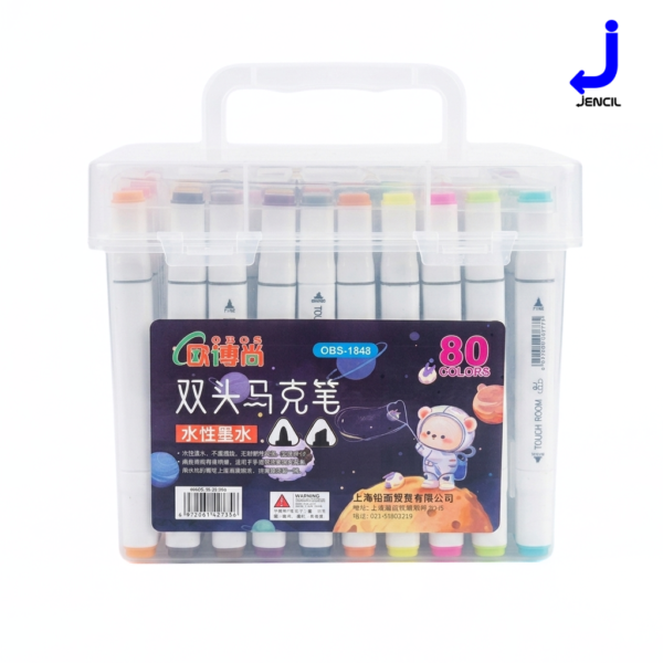 Double Head colour Pen 80 Pcs Set
