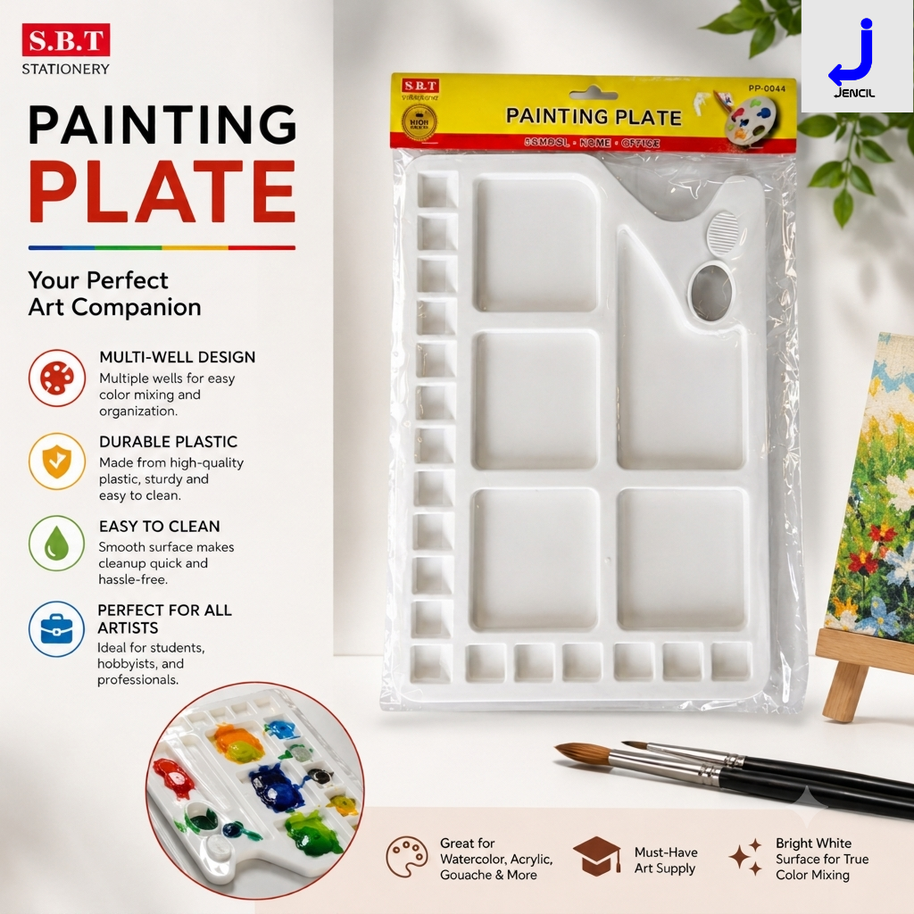 Plastic Painting Plate - S.B.T - Image 2