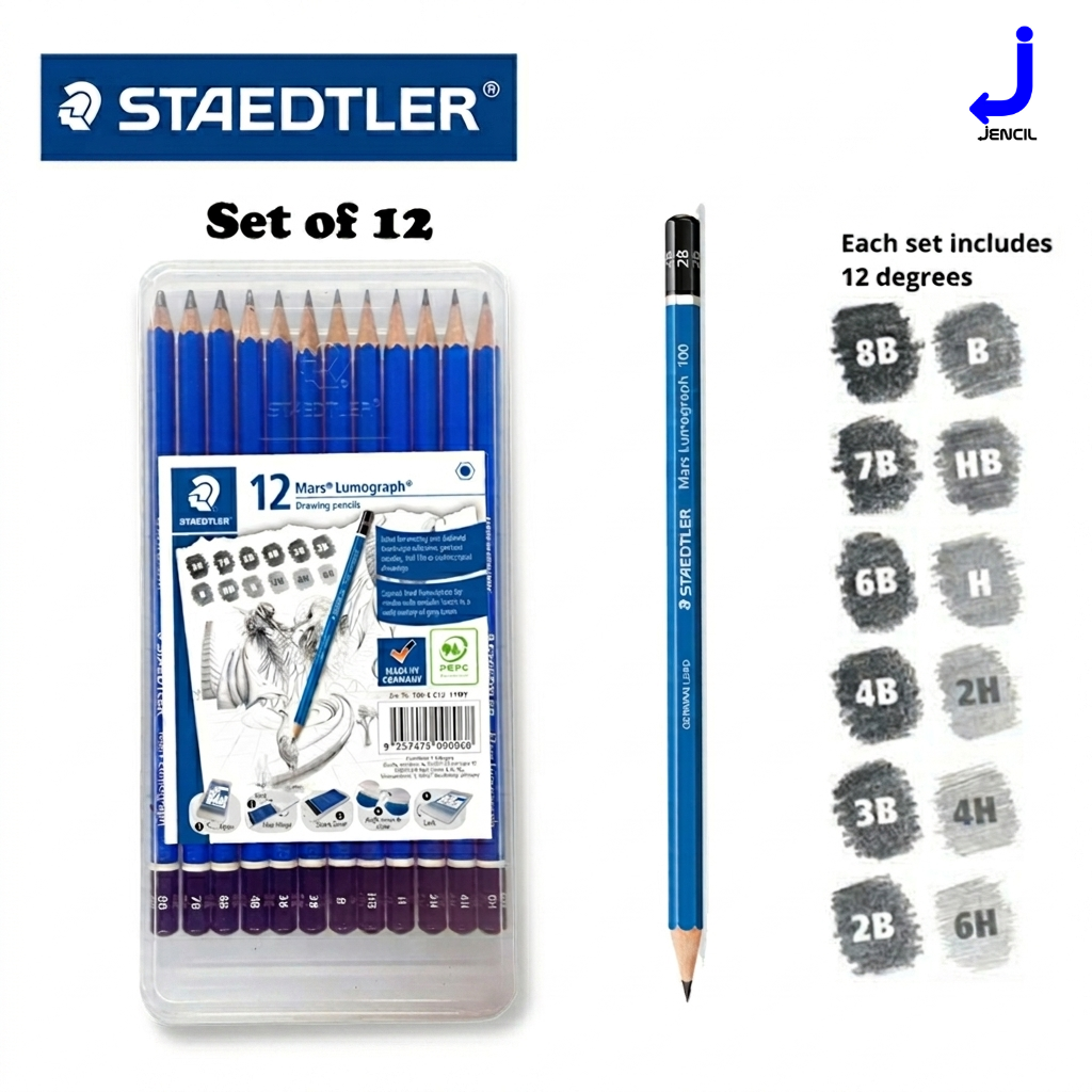 Staedtler Graphite Pencil 12pcs Set - Image 3