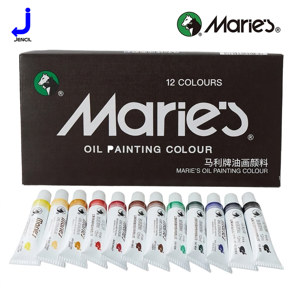 Oil Painting Colours 12ml* 12 Set – Marie’s