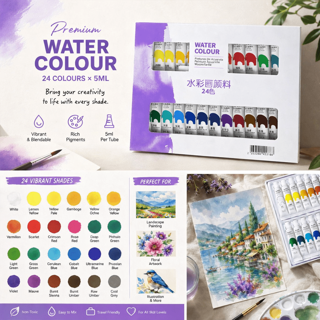 Water Colour 5ml*24 - Art Rangers - Image 3