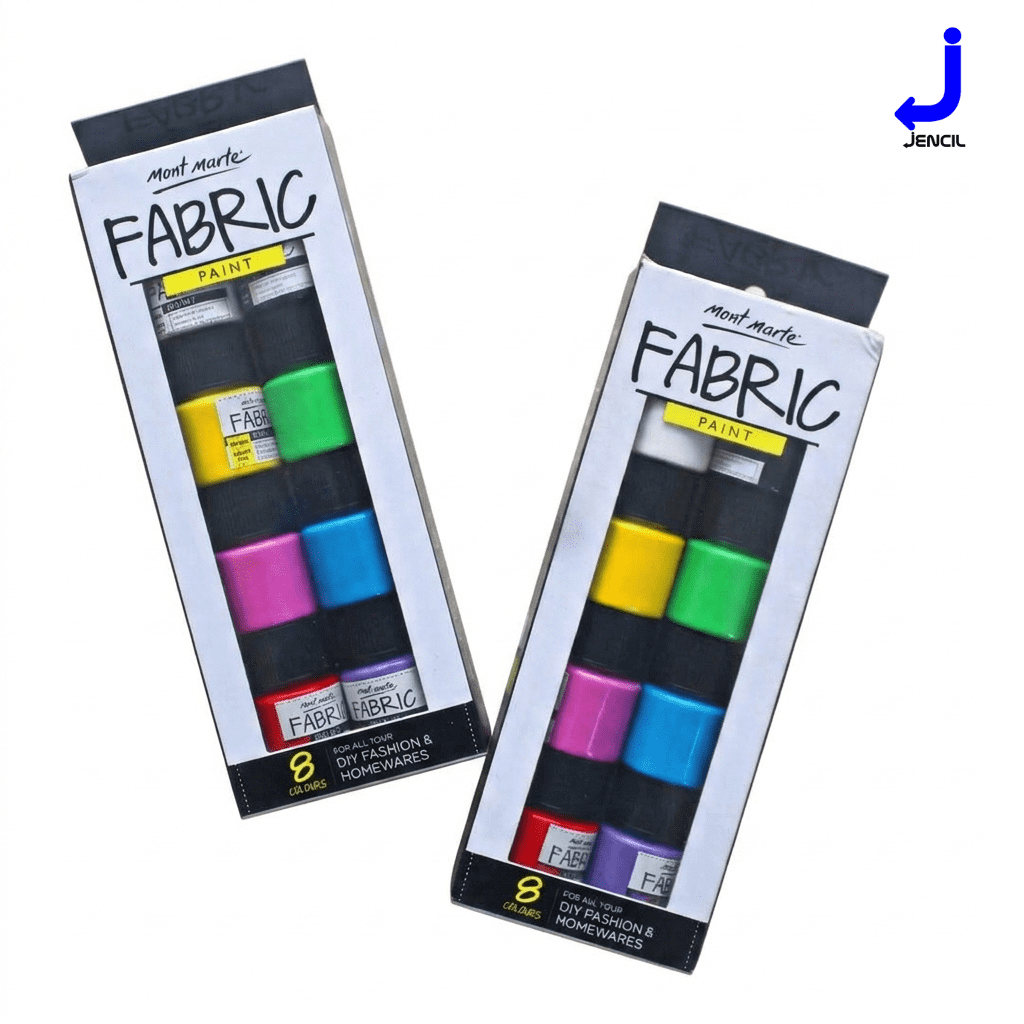 Fabric Paint 8 colour set - Mont Marte - Image 4