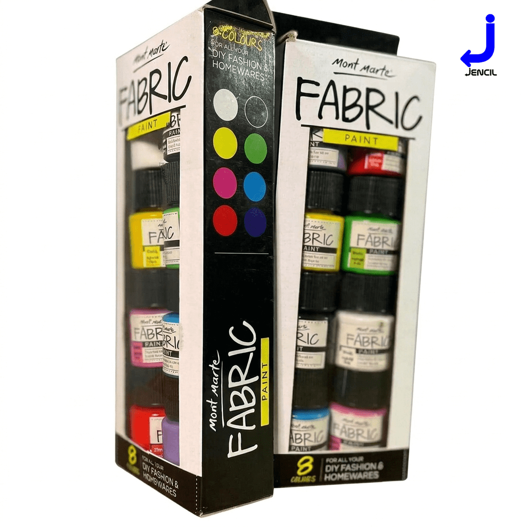 Fabric Paint 8 colour set - Mont Marte - Image 3